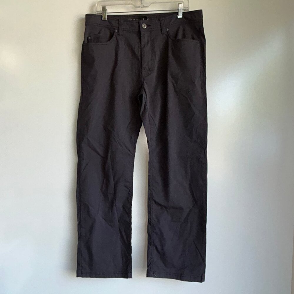 Prana Mens 36x28 Brion II Slim Fit Pants Stretch Tech Outdoor Travel Hiking